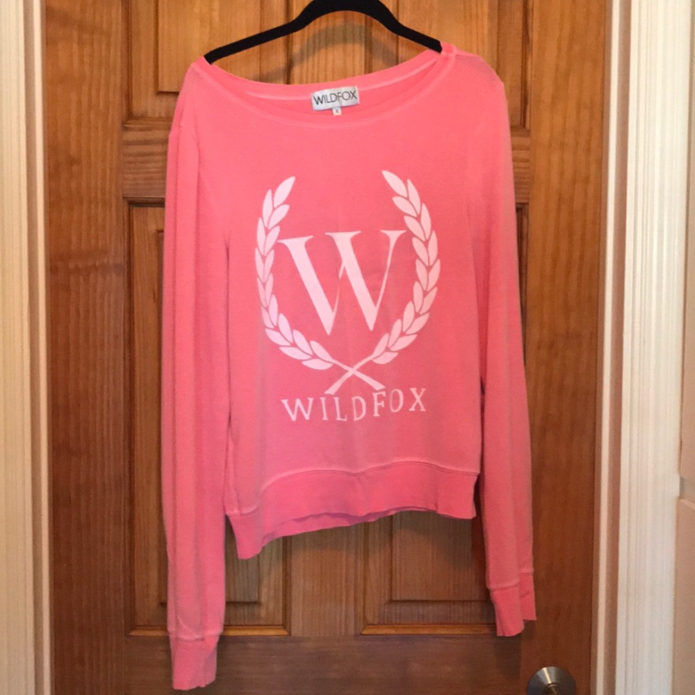 Wildfox beach sweater in pink